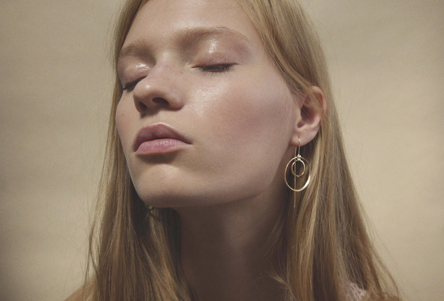 Modernist Miró hoops Laura Lee Jewellery