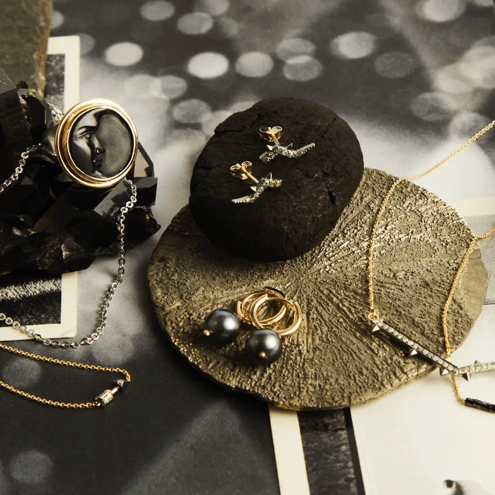 Discover our darkly romantic Paint It Black collection Laura Lee Jewellery