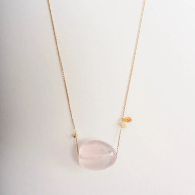 Pink Cockatoo Necklace 1 Laura Lee Jewellery