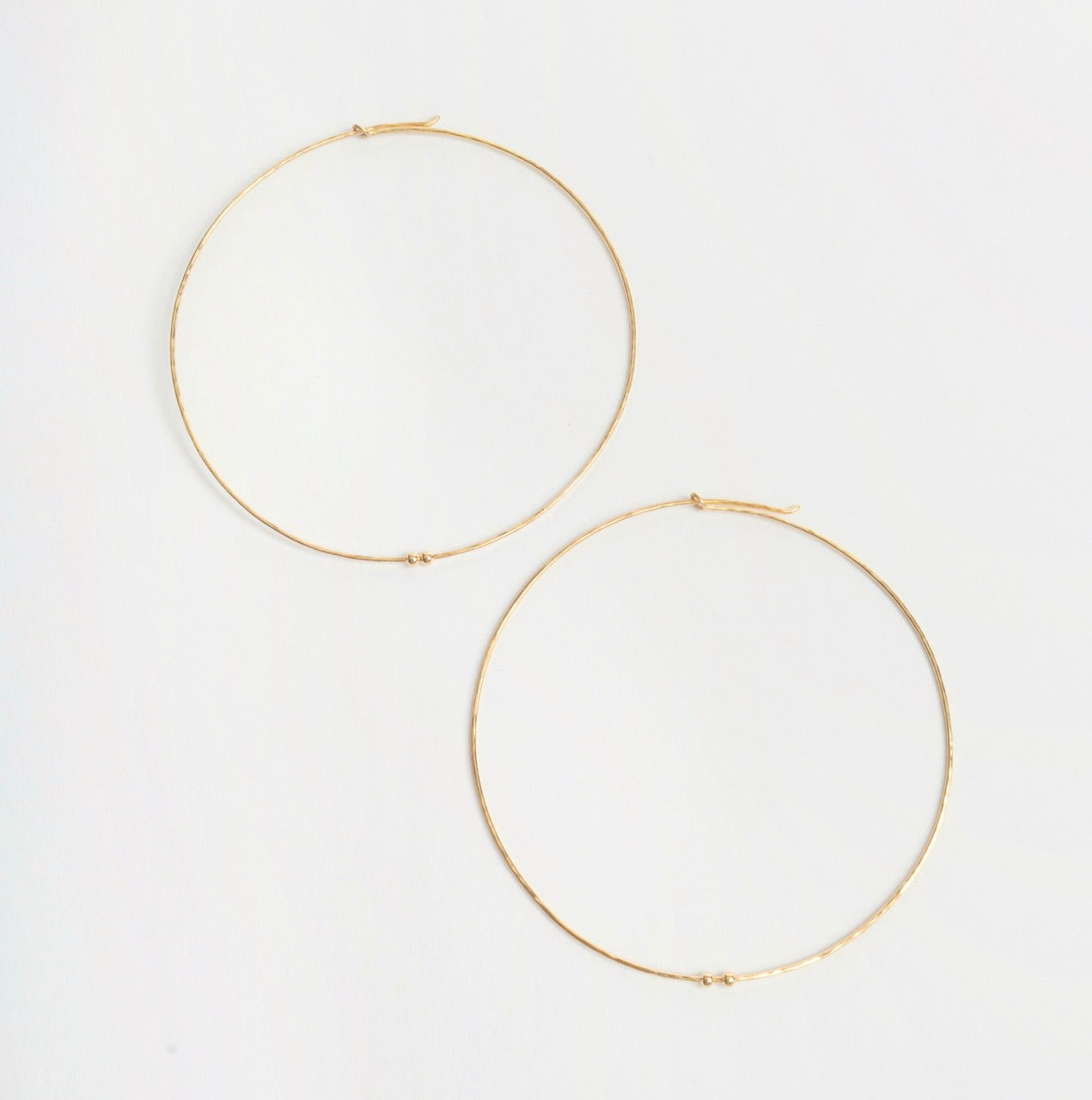 Extra Large Fine Hoops