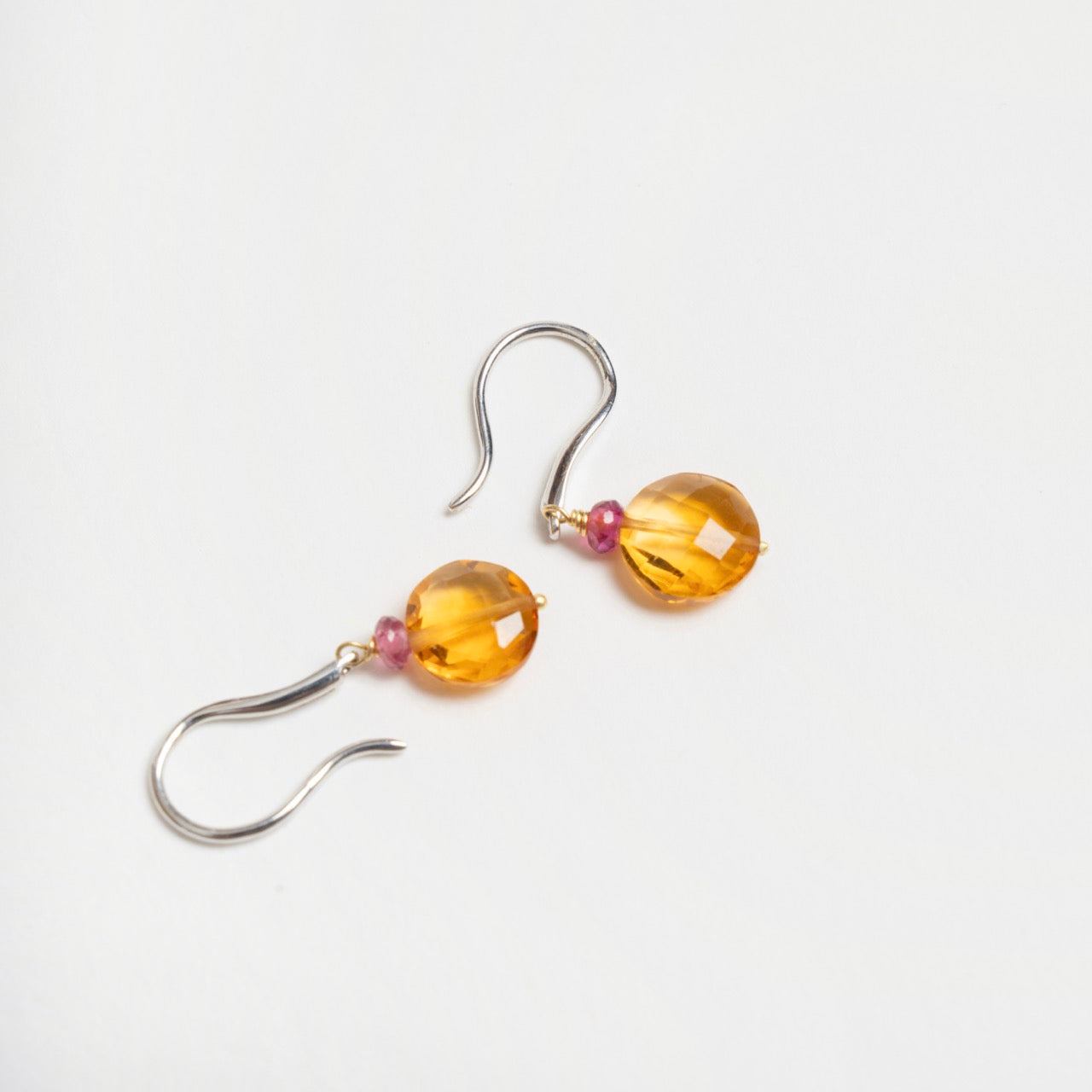 Bronzewing Drops on White Gold