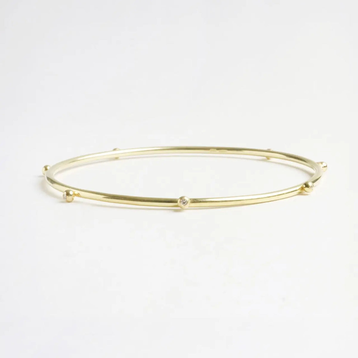 7 Sisters Diamond Bangle Laura Lee Jewellery