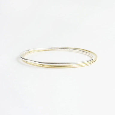 Gold Saltwater Bangle Laura Lee Jewellery