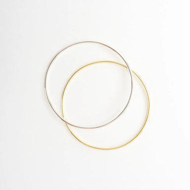 Gold Saltwater Bangle Laura Lee Jewellery