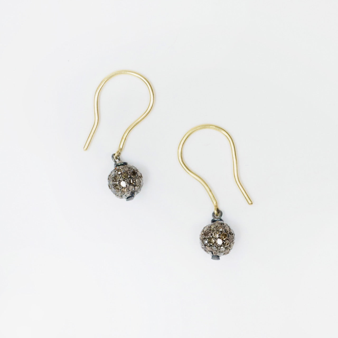 Diamond Stardust Drop Earrings