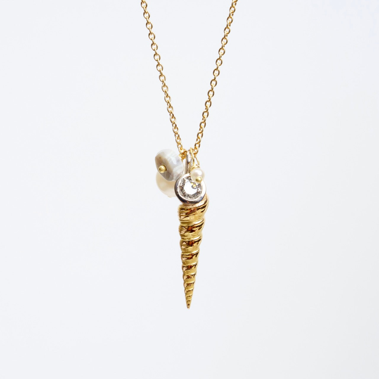 Luxe Larrakia Shell  Cluster Necklace