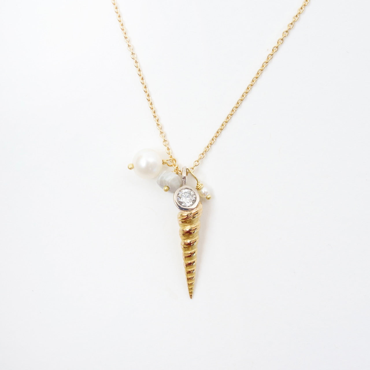 Luxe Larrakia Shell  Cluster Necklace