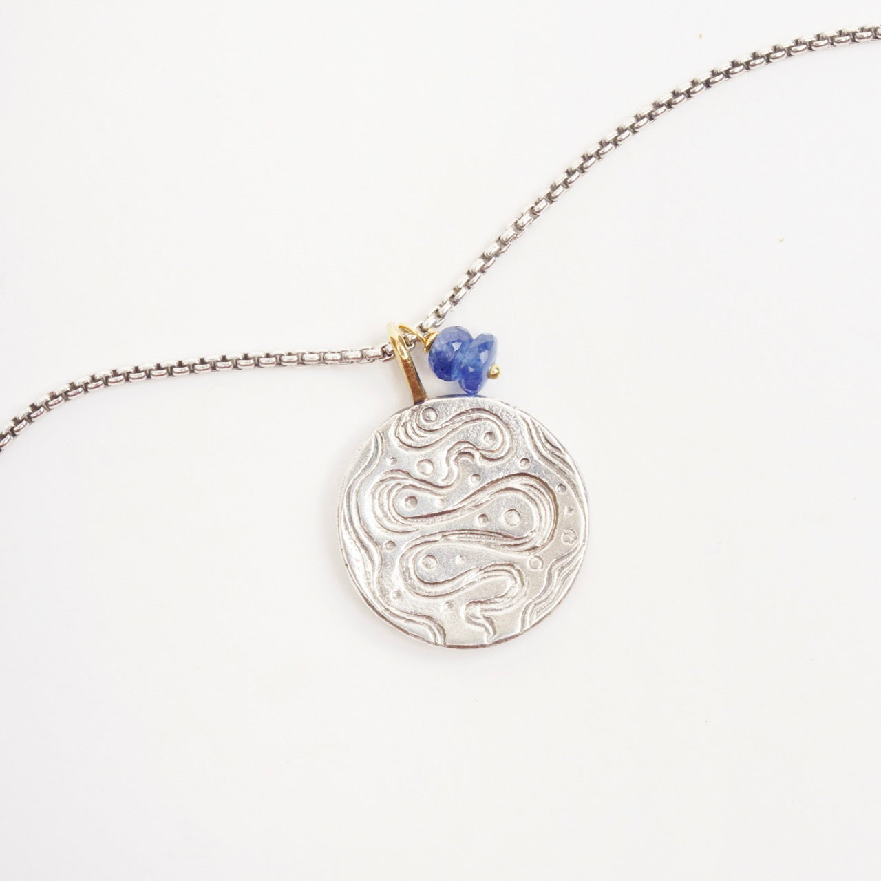 7 Sisters Reversible Sapphire Pendant