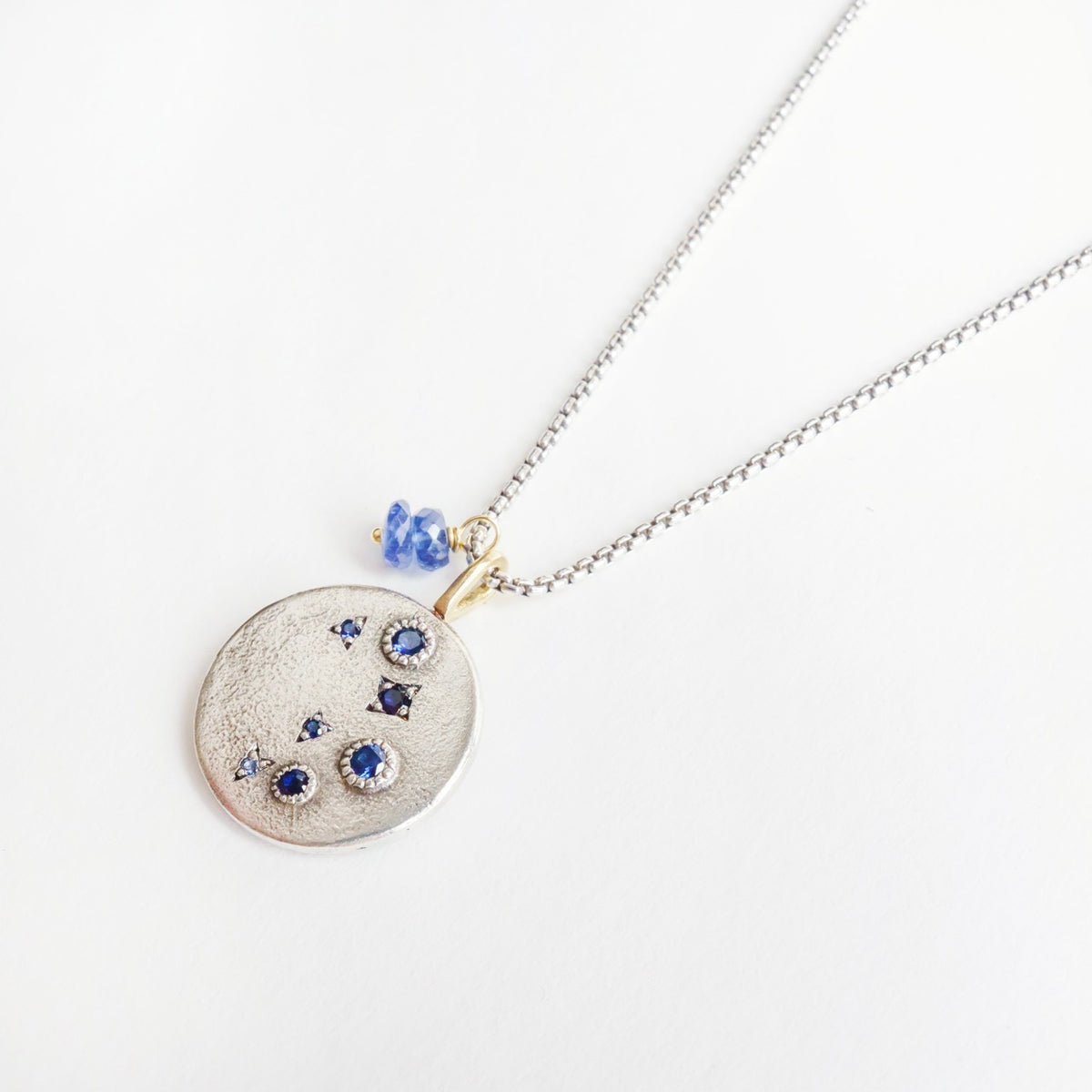 7 Sisters Reversible Sapphire Pendant Laura Lee Jewellery
