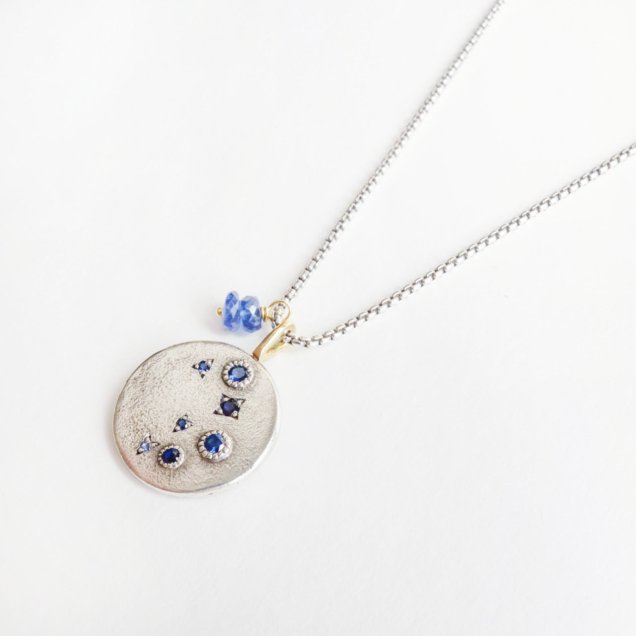 7 Sisters Reversible Sapphire Pendant