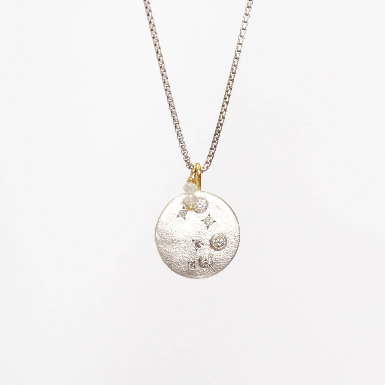 7 Sisters Reversible Diamond Pendant
