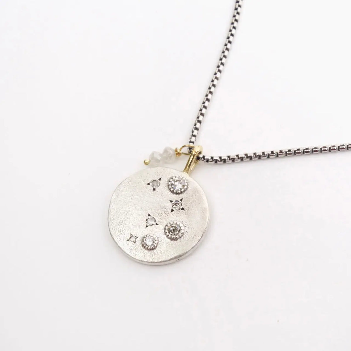 7 Sisters Reversible Diamond Pendant Laura Lee Jewellery