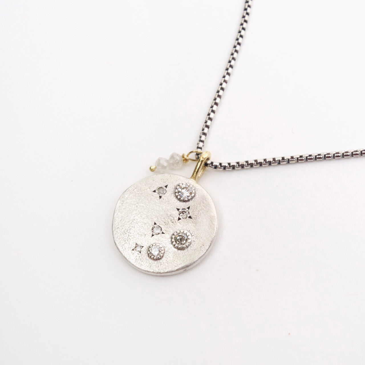 7 Sisters Reversible Diamond Pendant