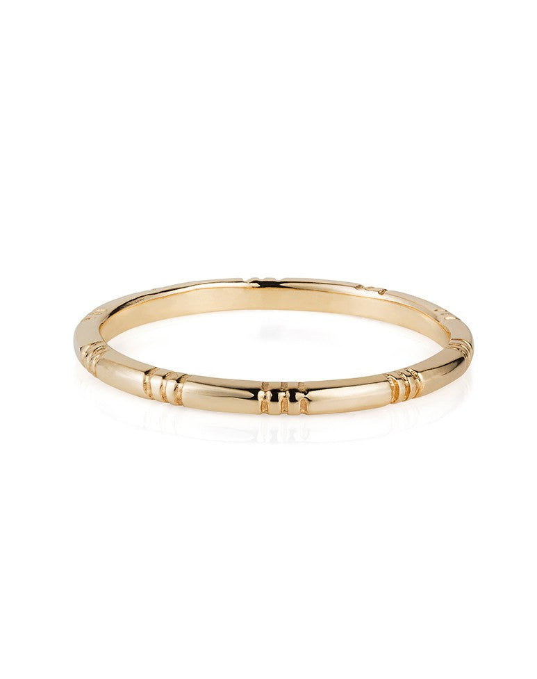 9ct Gold Banded Ring - Laura Lee Jewellery - 2