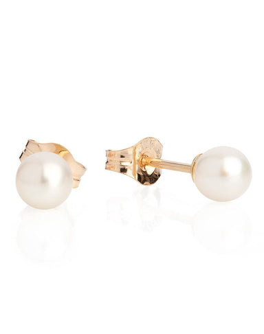 Classic Pearl Stud Earrings - Laura Lee Jewellery - 1